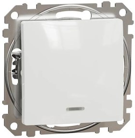 SE Еднополюсен ключ с индикатор цвят Бял Sedna  - SDD111101N