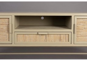 Бежова маса за телевизор от масивна ела 148x60x38 cm Yasu – Dutchbone