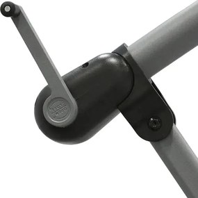 Градински чадър със странична стойка Hesperide Manoa, 3 m - Бордо