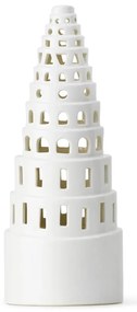 Бял керамичен коледен свещник Lighthouse, ø 9 cm Urbania Lighthouse High Tower - Kähler Design