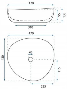Мивка за плот Basaro Wiktoria