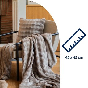 Декоративна възглавница от микроплюш 45x45 cm Wave – Tiseco Home Studio