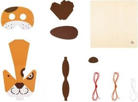 Hape - Направи си сам картина и маска Кученце