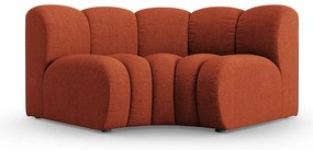 Шенилов модул за диван в тухлен цвят (променлив) Lupine – Micadoni