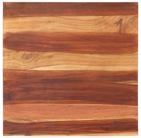 285995 vidaXL Плот за маса, акациево дърво масив, 25-27 мм, 70x70 cм