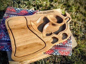 Дъска за рязане и сервиране /модел C030022/