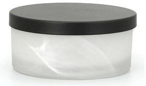 Бял стъклен органайзер за баня за памучни тампони Madison – Spirella