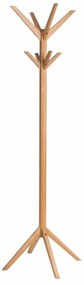 Стойка за връхни дрехи от масивен дъб естествена Confetti – Rowico