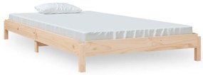 820387 vidaXL Стифиращо легло 100x200 см масивно борово дърво