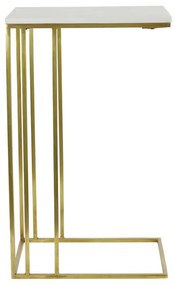 Странична масичка с плот от имитация на мрамор 31x41 cm Roshan – Light &amp; Living