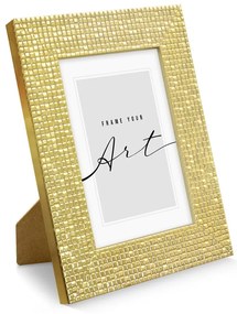 Пластмасова рамка в златист цвят 18x23 cm