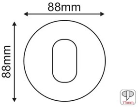 Вдлъбнато Спот Alimum Circle Oval-Mauro