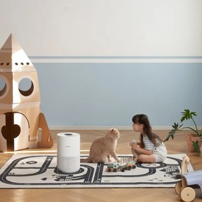 Пречиствател за въздух Xiaomi Smart Air Purifier 4 Compact BHR5860EU, 27W, 27 м2, 230м3/ч, PM2.5, Индикатори за качество на въздуха, SMART, Mi Home, Бял