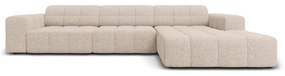 Бежов ъглов диван (десен ъгъл) Chicago - Cosmopolitan Design