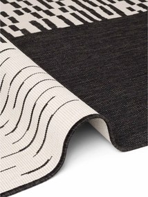 Черен/кремав килим за открито и закрито 120x170 cm Haringey Acacia – Ted Baker