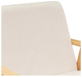 Бяло шенилово кресло Vintage – Casa Selección