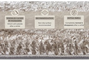 Килим в бежово-сребристо 200x280 cm Shine Classic - Hanse Home