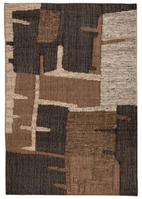 Кафяв вълнен килим 160x230 cm Briton – Dutchbone