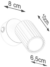 Прожектор в тухлен цвят 8x16 cm Gleam – Sollux