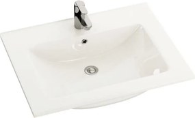 Вградена мивка CHICAGO 61x46,5 cm бял гланц