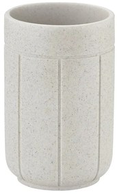 Кремава чаша за четки за зъби от полиресин Kua – Blomus