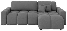 Сив разтегателен ъглов диван (променлив) Luki – Ropez