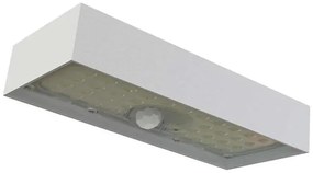 LED соларен прожектор с датчик за движение LED/3,7V 3000mAh 4000K IP65 бял