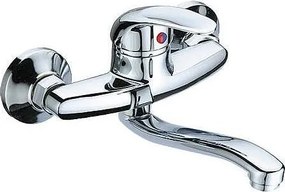 Смесител едноръкохватков за умивалник (кухненски) - за стена