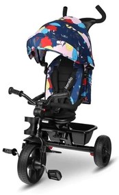 Lionelo - Детска триколка HAARI черна/цветна