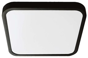 LED баня плафон 18W 230V IP44 3000K 25x25 см черен