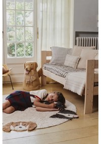 Бежова текстилна детска кошница за играчки 40x30x55 cm Luna – Lorena Canals