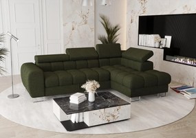 Ъглов диван Lordy mini-Зелен-вдясно