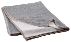Сиво одеяло със смес от вълна 145x200 cm Ahwi – Blomus