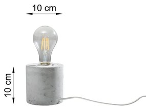 Бетонна настолна лампа Elia - Nice Lamps