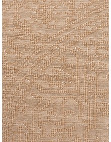 Кръгъл килим за открито и закрито в цвят слонова кост и бежово ø 160 cm Duet Kona – NORTHRUGS