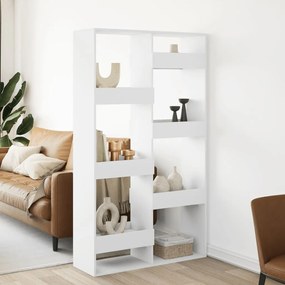 3309573 vidaXL Разделител за стая, бял, 100x33x175 см, инженерно дърво