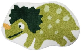 Зелен детски килим с мотив на динозавър , 50 x 80 cm Dino - Catherine Lansfield