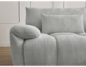 Светлосив шенилов диван 264 cm Ivane – Bobochic Paris