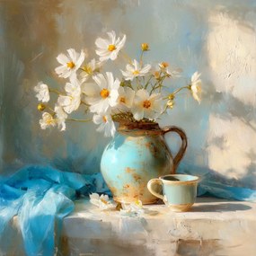 Печатна картина с включена рамка 70x70 cm Anemone – Styler