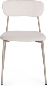 Кафяво-сив тапициран трапезен стол Inka – Yes Everyday