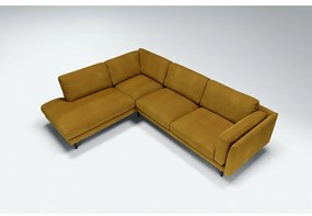 Тъмножълт ъглов диван Sigge - Sits