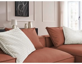 Тъмнокафяв ъглов диван от изкуствена кожа (променлив) Boheme – Bobochic Paris