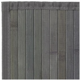 Сиво-зелен бамбуков килим 140x200 cm - Casa Selección