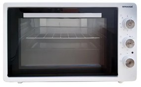 Мини фурна Snaige SNO-4237W, 650W, 37 л, Таймер, Двойно стъкло, Бял