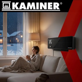 Въздушна завеса с отопление Kaminer Zelvion - електрически отоплител за стена