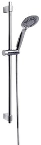 Душ комплект от неръждаема стомана в блестящо сребро 66 cm Young - Wenko