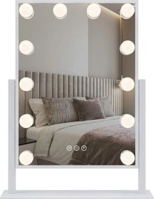 Огледало LED HOLLYWOOD White 30x40