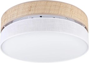LED таванно осветително тяло SIRJA BOHO LED/36W/230V Ø 45 см бежово/бяло