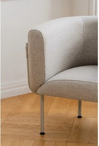 Сиво вълнено кресло Ubi – noo.ma