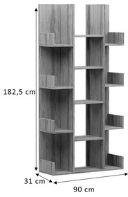 Библиотека Чарли 049-000089 цвят сонома